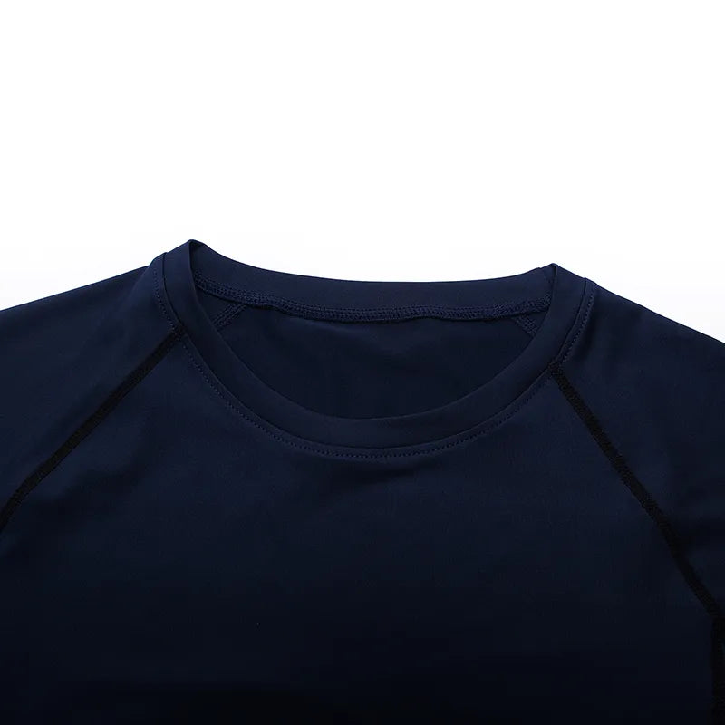 Homme - T-shirt de sport, compression à manches courtes