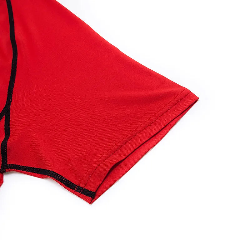Homme - T-shirt de sport, compression à manches courtes