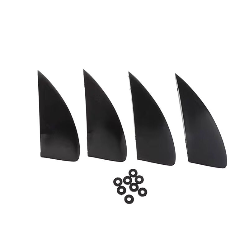 Ailerons kitesurf détachables, 4 pièces, pour planche kitesurf