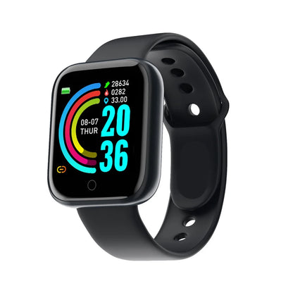 Montre numérique intelligente pour hommes et femmes, rappel d'appel Bluetooth, caméra à distance, surveillance de la fréquence cardiaque, montre-bracelet de sport pour enfants, multifonctions