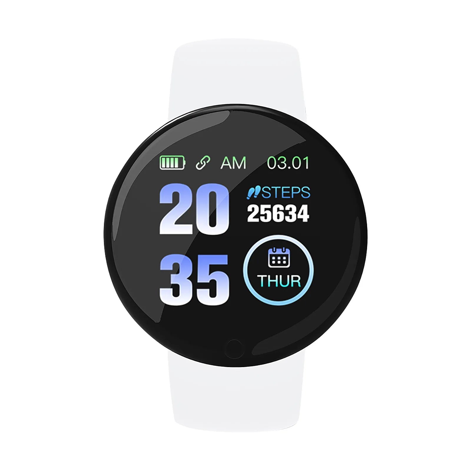 Montre de sport intelligente numérique ronde pour hommes et femmes, montres LED, électronique, Bluetooth, montre-bracelet de fitness, multifonctions.