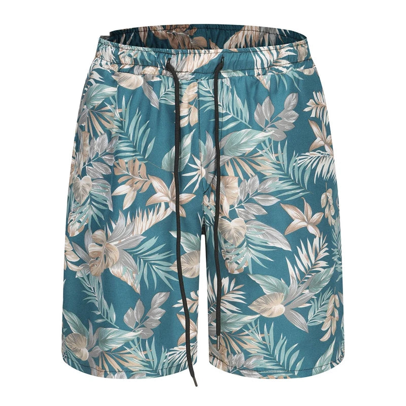 Shorts de plage décontractés à imprimé floral 3D, maillot de bain de vacances, mode hawaï