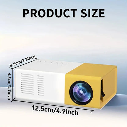 Projecteur LED domestique pour extérieur,1080P HD USB Link, haut-parleur 3D. SportMix