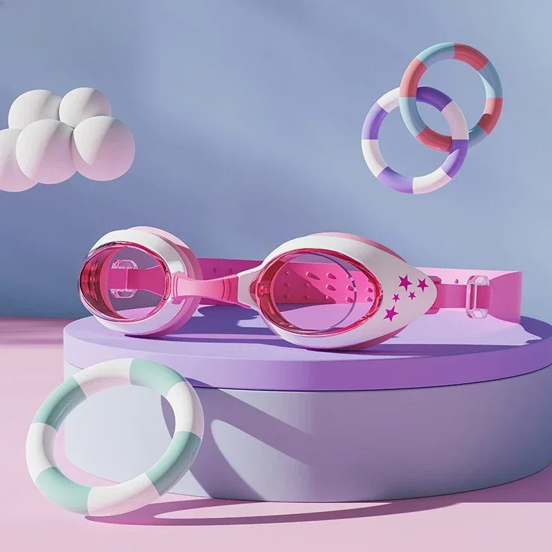 Lunettes de natation pour enfants, étanches et Anti-buée, formation professionnelle pour garçons et filles, équipement de lunettes de natation