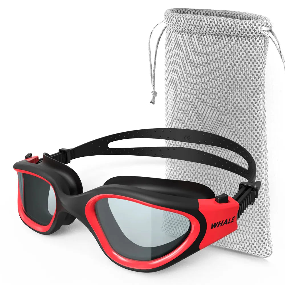 Lunettes de natation pour hommes et femmes, lentille de protection UV anti-buée pour adultes, étanche, réglable, silicone, stylée