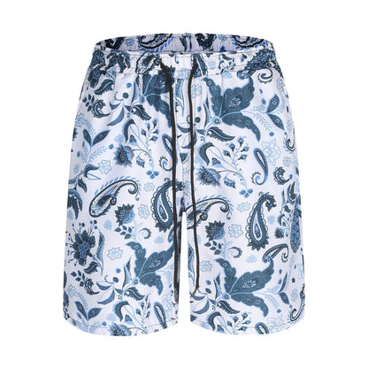 Shorts de plage décontractés à imprimé floral 3D, maillot de bain de vacances, mode hawaï