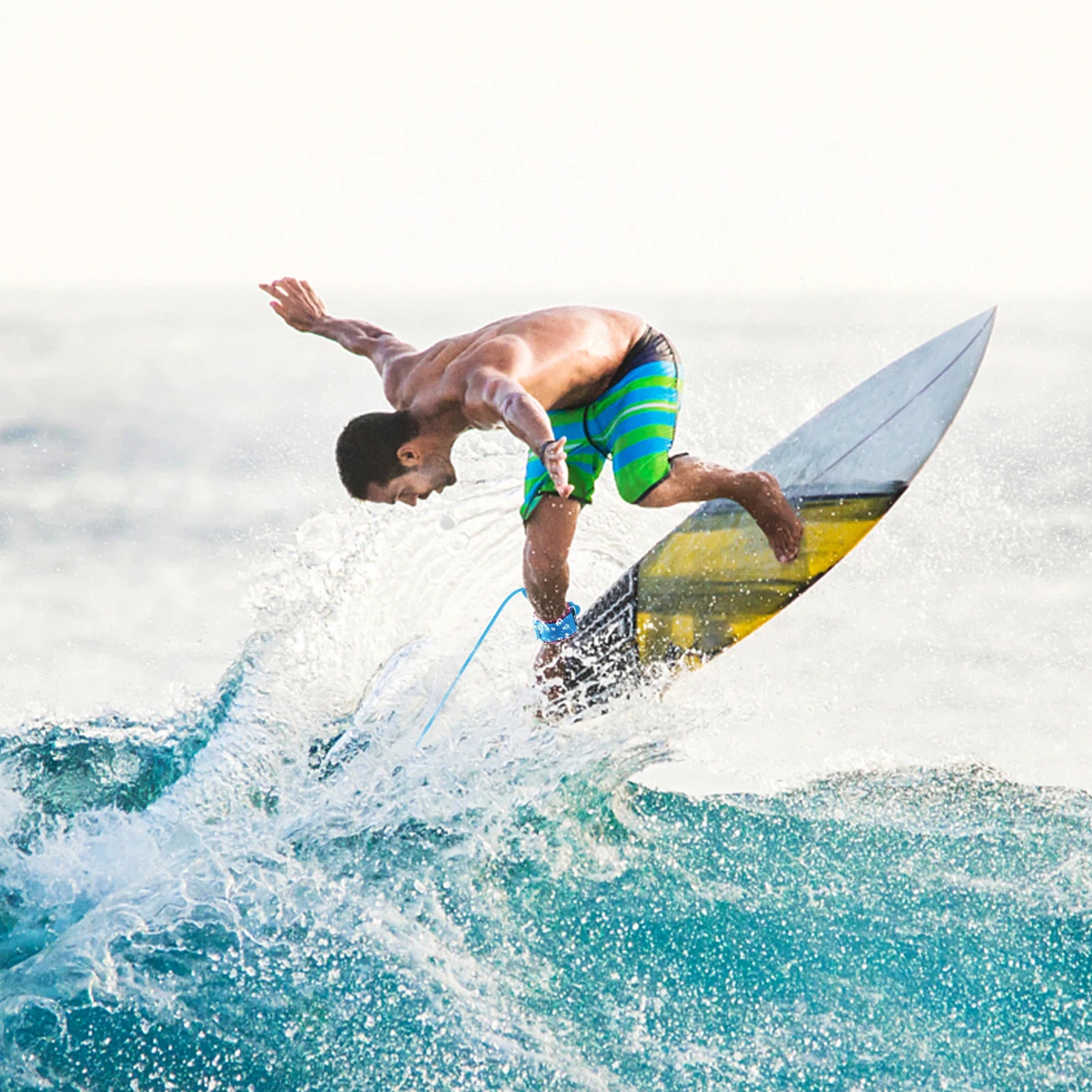 Laisse de sécurité pour surf 6 pieds/8/10 pieds de qualité