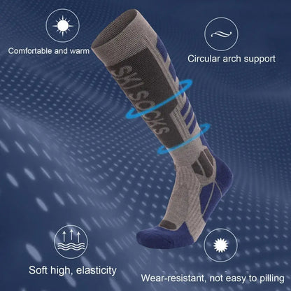 Chaussettes en laine pour ski, snowboard, sport d'hiver