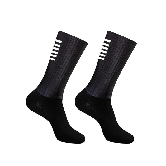 Chaussettes cyclisme silicone — Antidérapantes