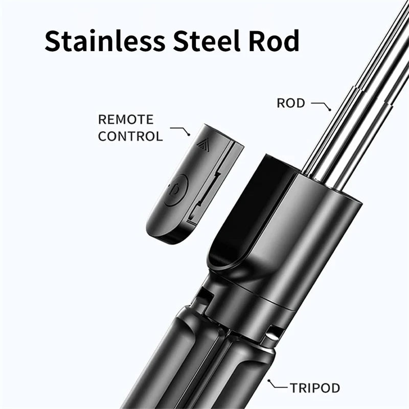 Trépied sans fil pour perche à Selfie, avec télécommande. SportMix