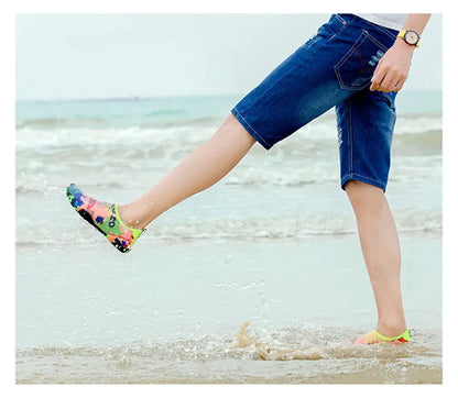 Chaussures de baignade unisexes à séchage rapide, de plage, baskets de natation, sports d'été, chaussures aquatiques de plongée pour femmes et hommes, été