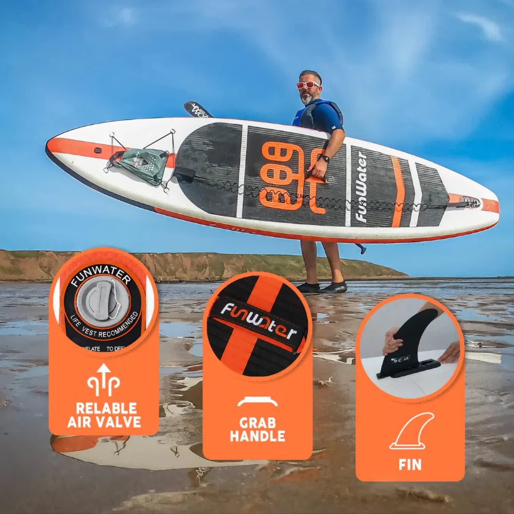 Planche de surf gonflable Stand Up Paddle Board 335 x 84 x 15 cm + Accessoires complets