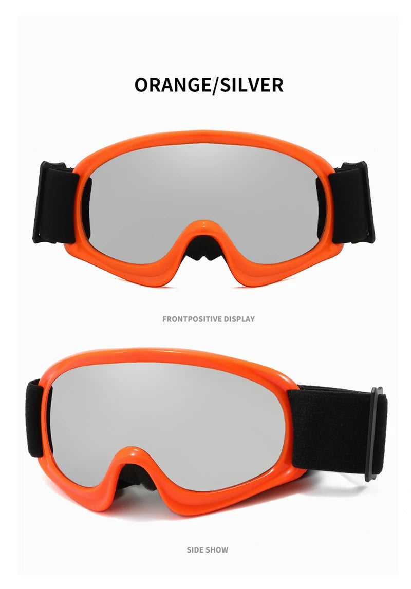 Lunettes de ski anti-buée pour enfants