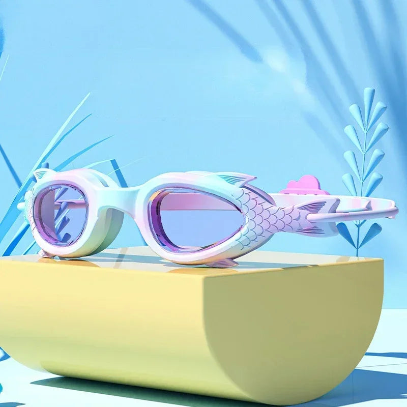 Lunettes de natation pour enfants, étanches et Anti-buée, formation professionnelle pour garçons et filles, équipement de lunettes de natation