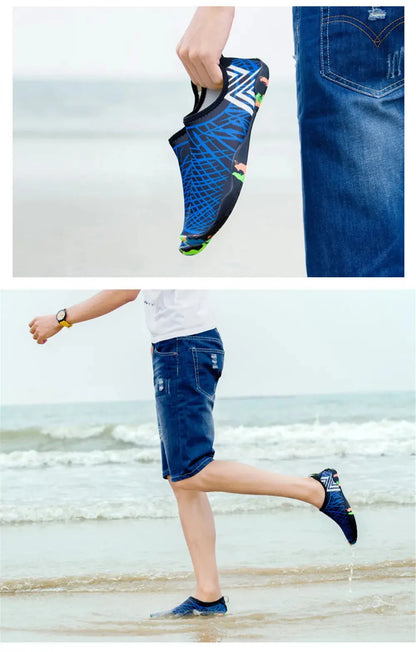 Chaussures de baignade unisexes à séchage rapide, de plage, baskets de natation, sports d'été, chaussures aquatiques de plongée pour femmes et hommes, été