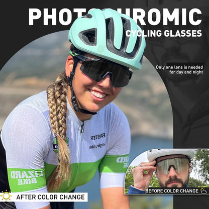 Lunettes de soleil photochromiques, sport, cyclisme