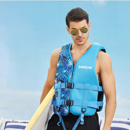 Gilet de Sauvetage Professionnel en Néoprène, Flottabilité, sport nautique