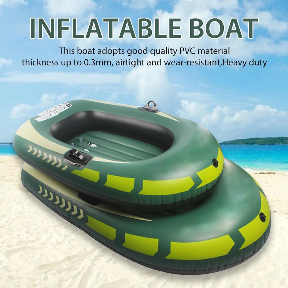 Bateau gonflable en PVC, simple/double, pour Kayak, canoë à moteur, adapté à la pêche, au rafting, à la plongée, au transport par eau, de haute qualité