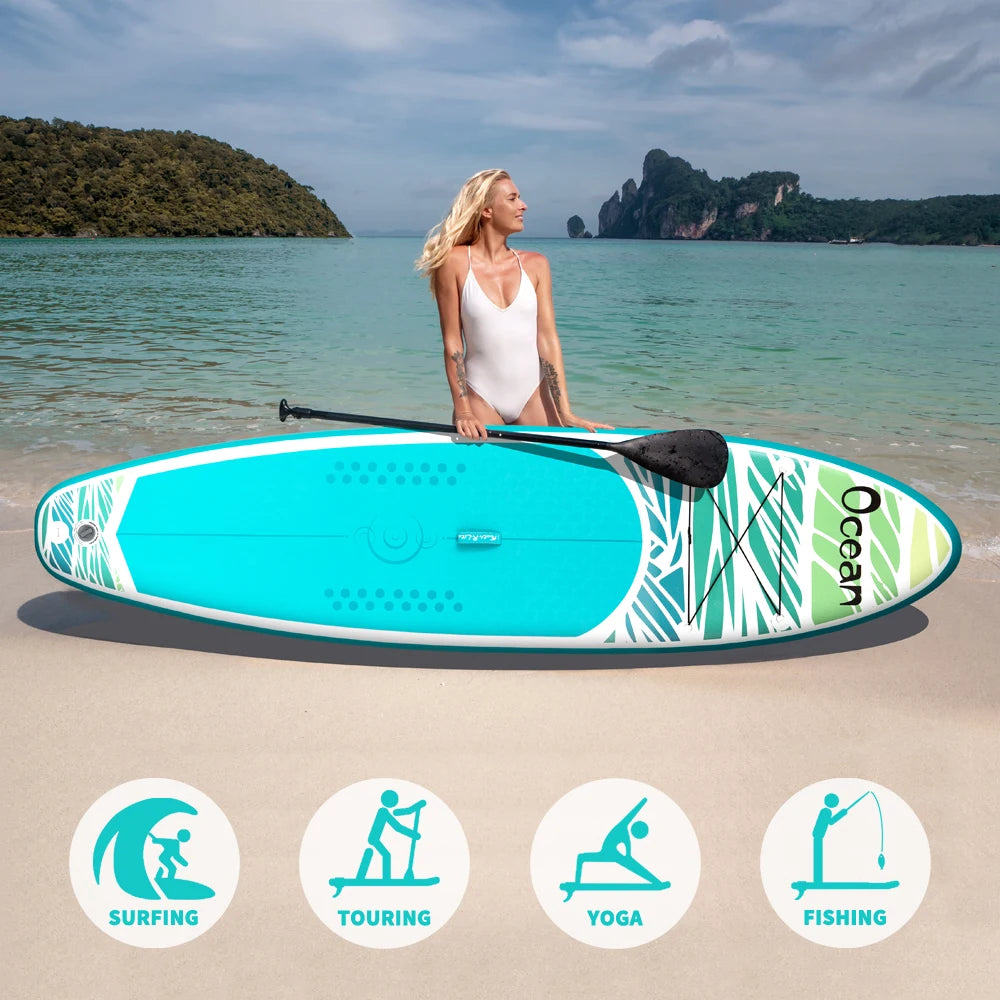 Planche de surf gonflable Stand Up Paddle Board 335 x 84 x 15 cm + Accessoires complets