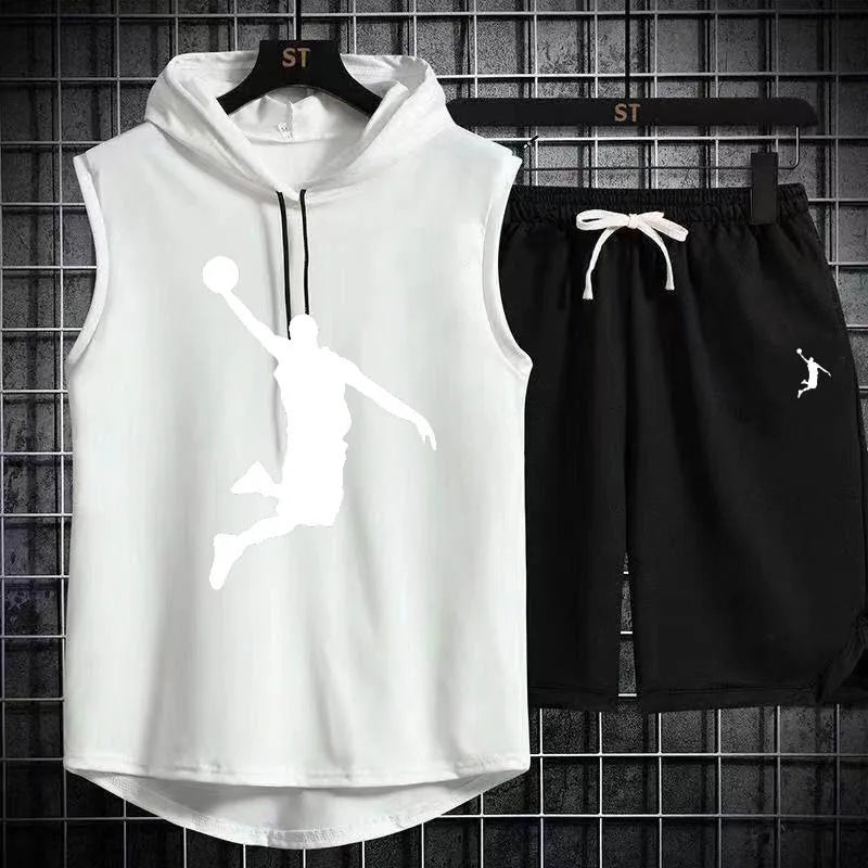 Sweat à capuche pour hommes, sweat-shirt, basketball, musculation, entraînement de gym, chemise de fitness, haute qualité, hip hop, été