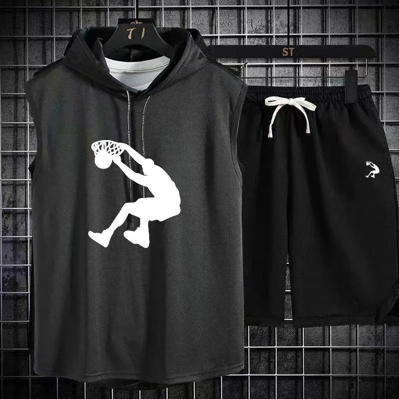 Sweat à capuche pour hommes, sweat-shirt, basketball, musculation, entraînement de gym, chemise de fitness, haute qualité, hip hop, été