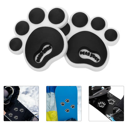 Tapis antidérapant en Silicone, 4 pièces, décoration délicate, pour Snowboard