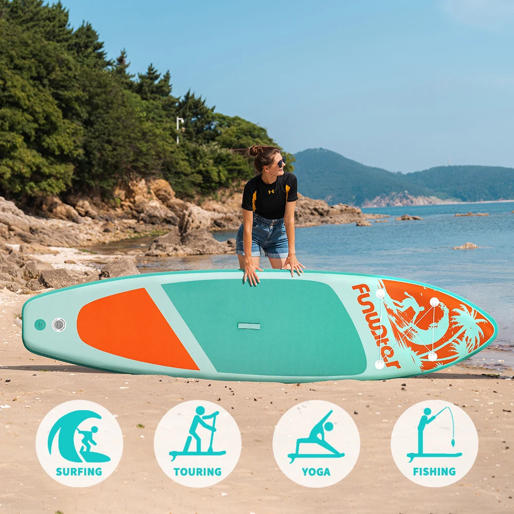 Planche de surf gonflable Stand Up Paddle Board 335 x 84 x 15 cm + Accessoires complets