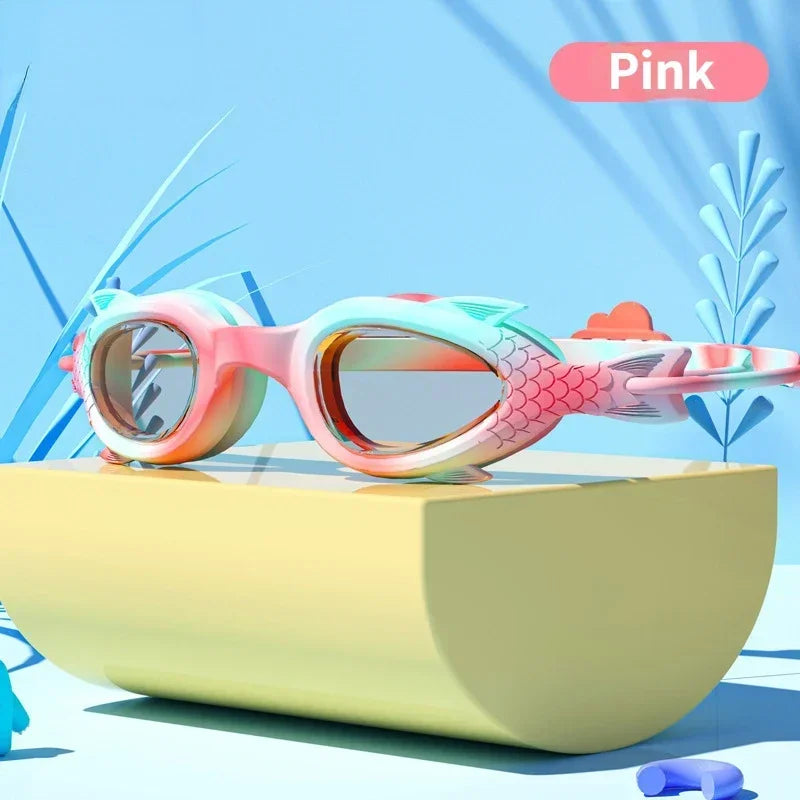 Lunettes de natation pour enfants, étanches et Anti-buée, formation professionnelle pour garçons et filles, équipement de lunettes de natation