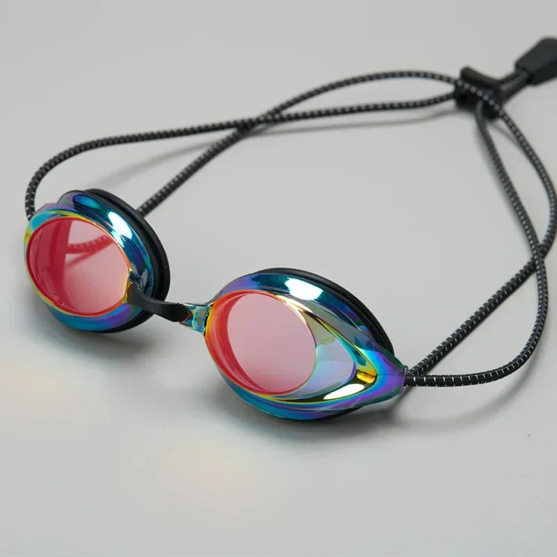 Lunettes de natation étanches et anti-buée pour adultes, lunettes de natation en plein air, lumineux, imperméables