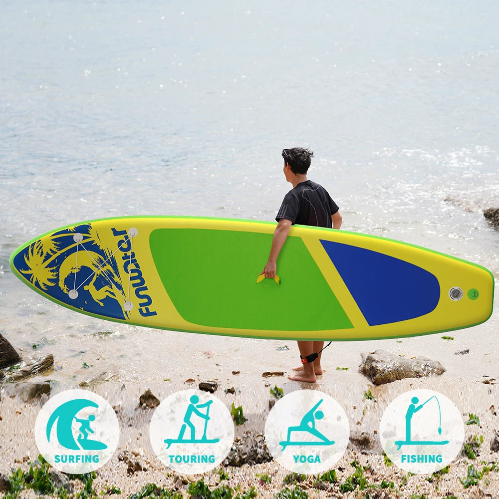 Planche de surf gonflable Stand Up Paddle Board 335 x 84 x 15 cm + Accessoires complets