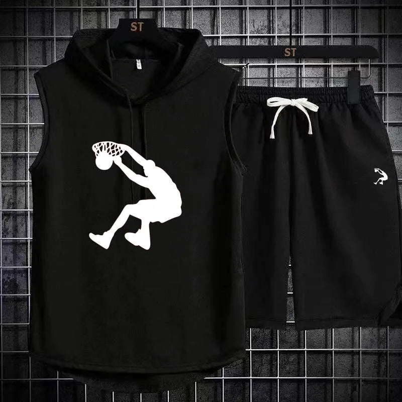 Sweat à capuche pour hommes, sweat-shirt, basketball, musculation, entraînement de gym, chemise de fitness, haute qualité, hip hop, été