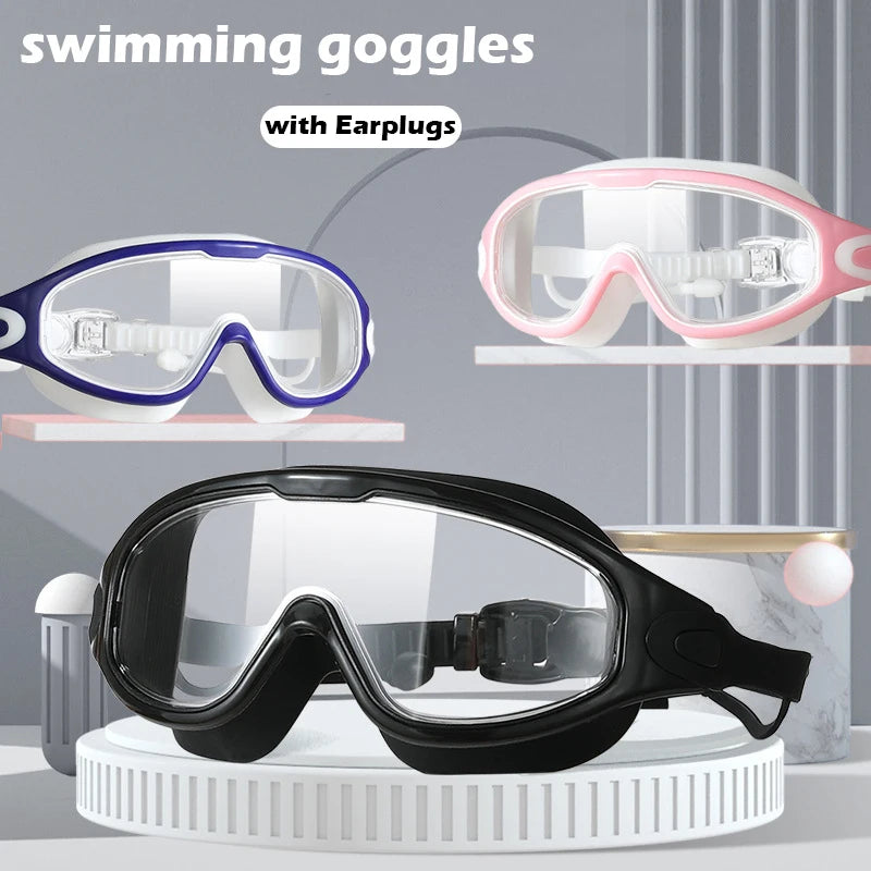 Lunettes de natation pour hommes et femmes adultes, haute définition, étanches, anti-buée, full qualité