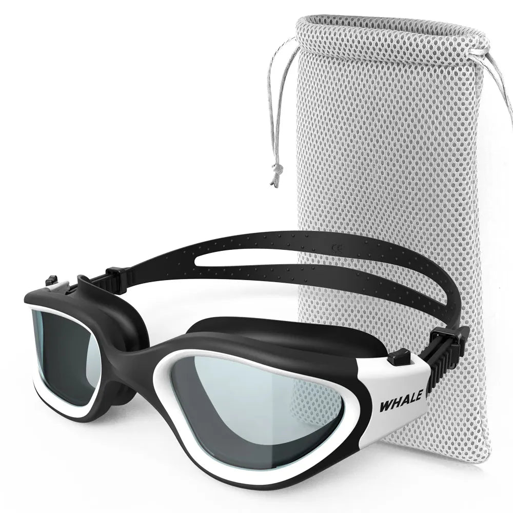 Lunettes de natation pour hommes et femmes, lentille de protection UV anti-buée pour adultes, étanche, réglable, silicone, stylée