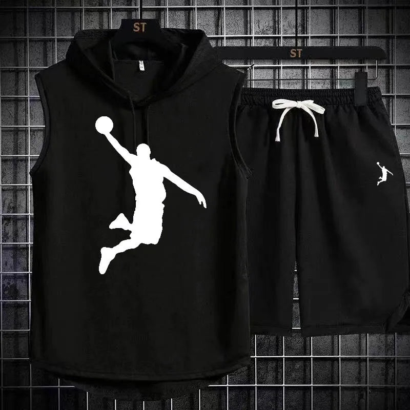 Sweat à capuche pour hommes, sweat-shirt, basketball, musculation, entraînement de gym, chemise de fitness, haute qualité, hip hop, été