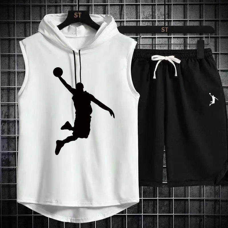 Sweat à capuche pour hommes, sweat-shirt, basketball, musculation, entraînement de gym, chemise de fitness, haute qualité, hip hop, été