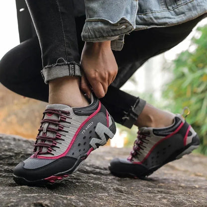 Chaussures de randonnée unisexes premium en cuir – robustes, confortables et durables