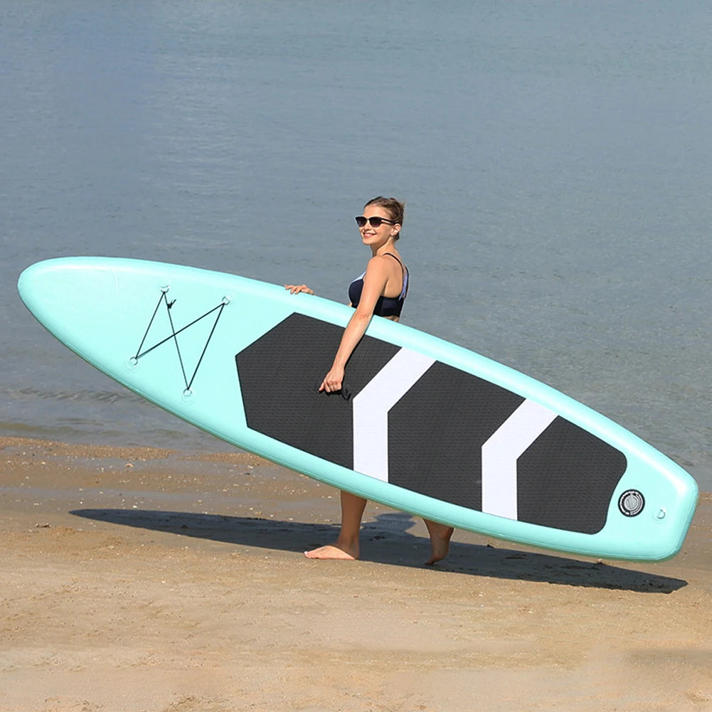 Planche de surf avec accessoire Sup, sac de transport, pagaie, longboard, wakeboard, charge de 180kg