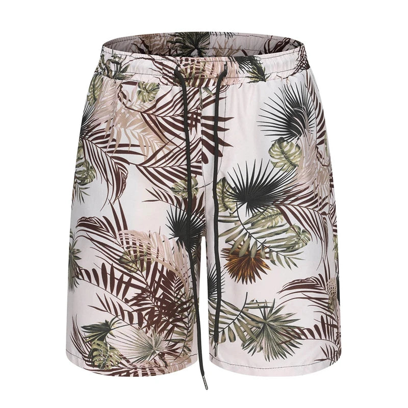 Shorts de plage décontractés à imprimé floral 3D, maillot de bain de vacances, mode hawaï