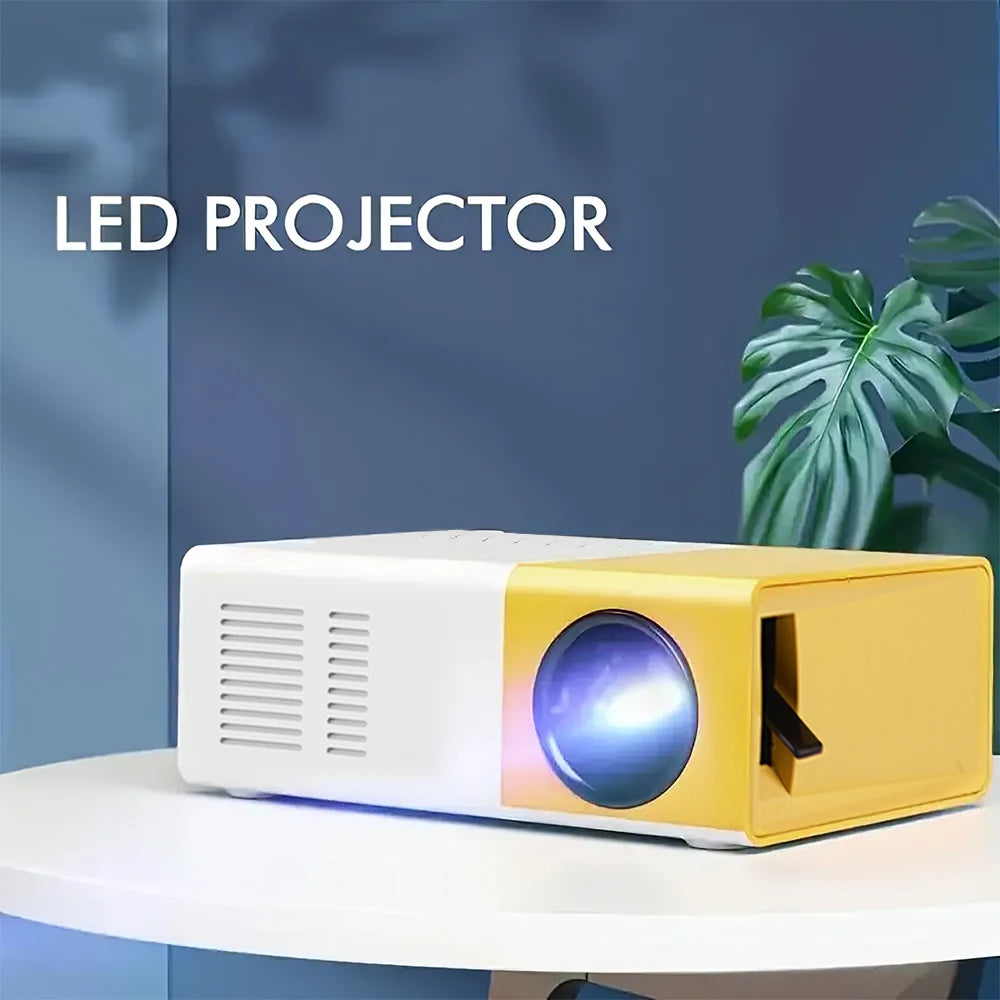 Projecteur LED domestique pour extérieur,1080P HD USB Link, haut-parleur 3D. SportMix