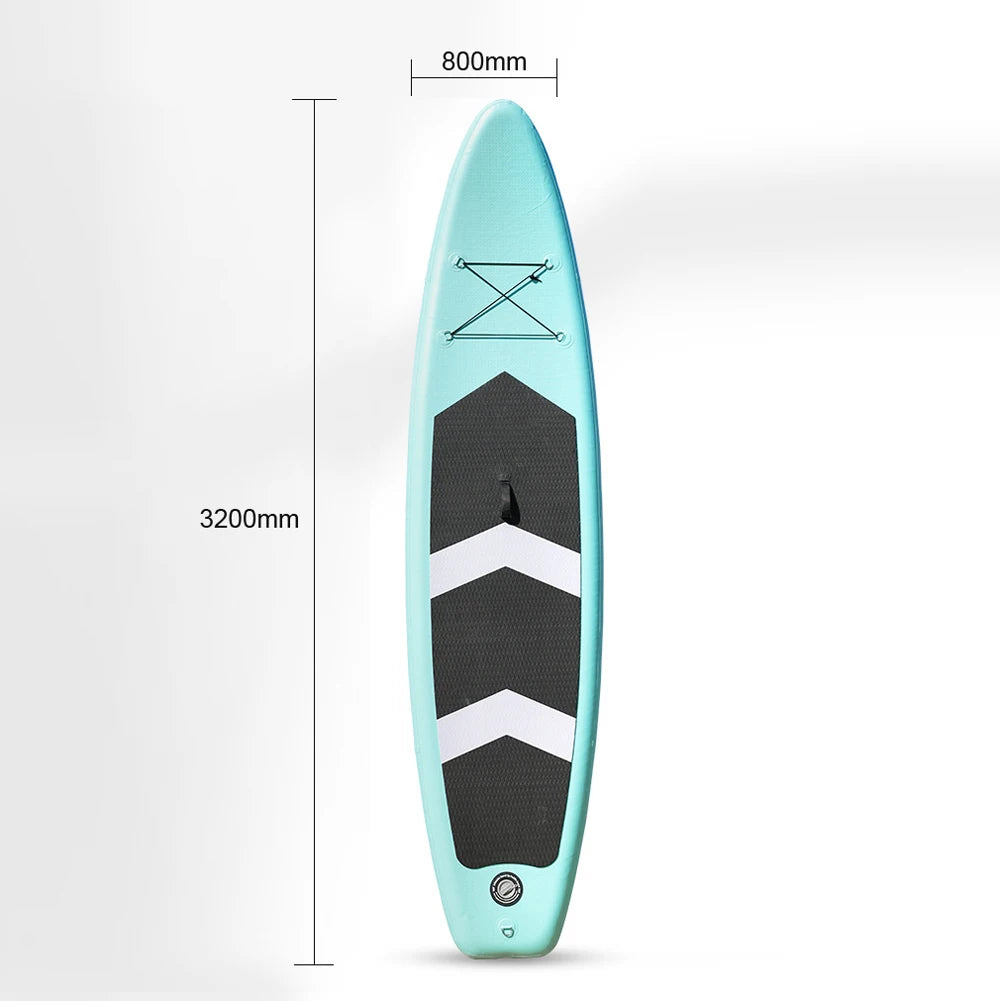 Planche de surf avec accessoire Sup, sac de transport, pagaie, longboard, wakeboard, charge de 180kg