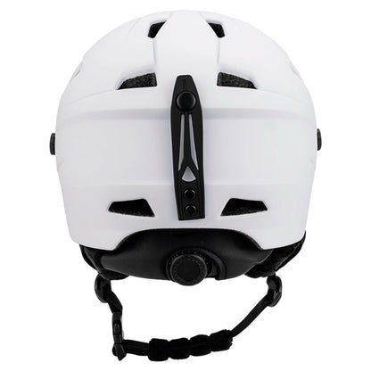 Casque de ski intégré pour homme et femme, avec lunettes à visière parfaite