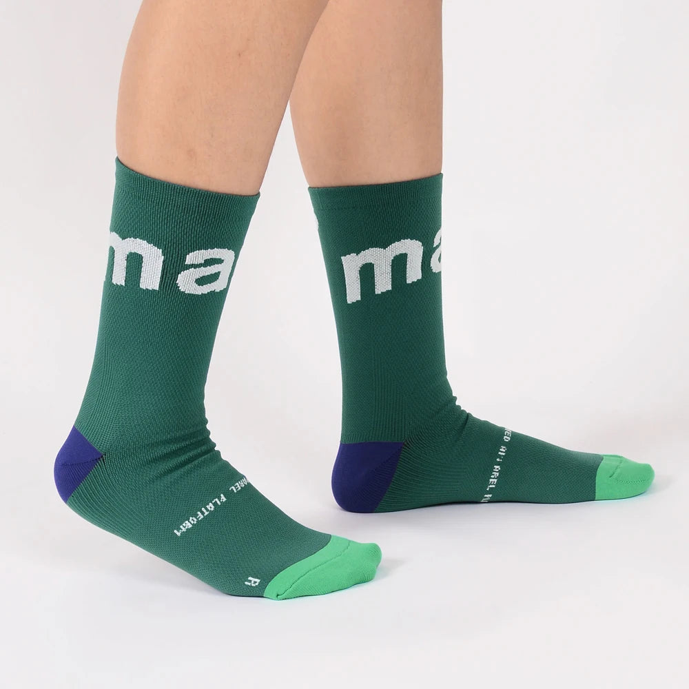 Chaussettes de cyclisme professionnelles pour hommes et femmes, haute qualité, VTT, football, course à pied