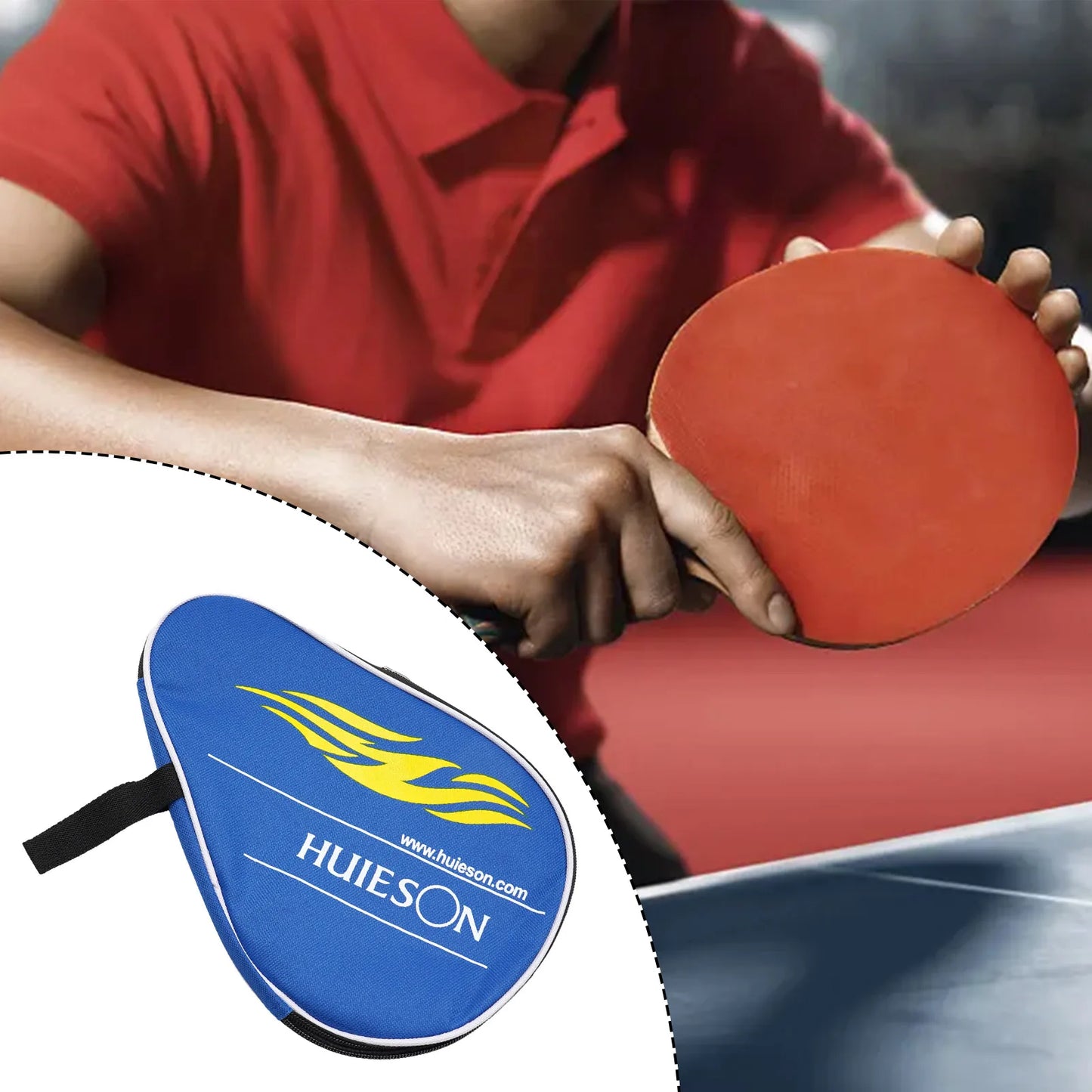 Sac de raquette de tennis de table, étui pour raquettes de ping-pong