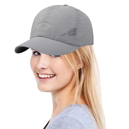 Casquettes en velours respirant pour hommes et femmes, pare-soleil, sports et loisirs, casquettes de tennis, de golf, été, plage