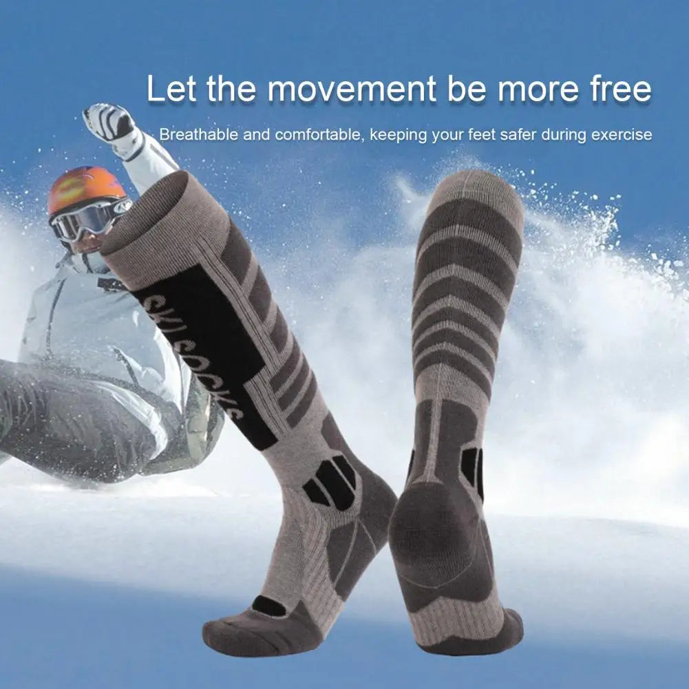 Chaussettes en laine pour ski, snowboard, sport d'hiver