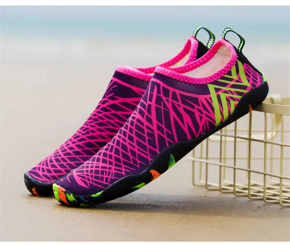Chaussures de baignade unisexes à séchage rapide, de plage, baskets de natation, sports d'été, chaussures aquatiques de plongée pour femmes et hommes, été