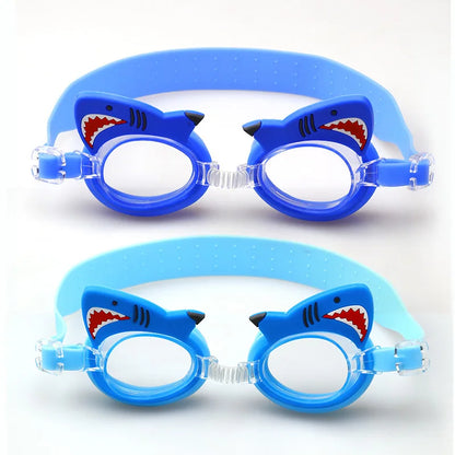 Lunettes de natation anti-buée pour enfants, nouveau, étanche, mignon, dessin animé, miroir, pour apprendre à nager, la ceinture peut être ajustée