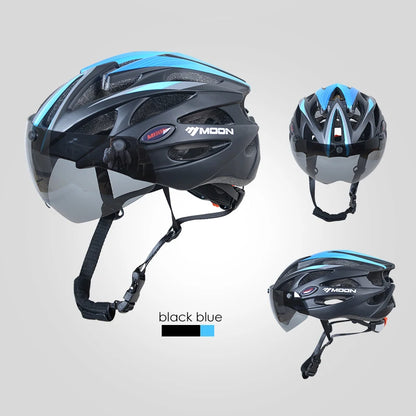 Casque de vélo ultraléger pour adulte, avec visière magnétique