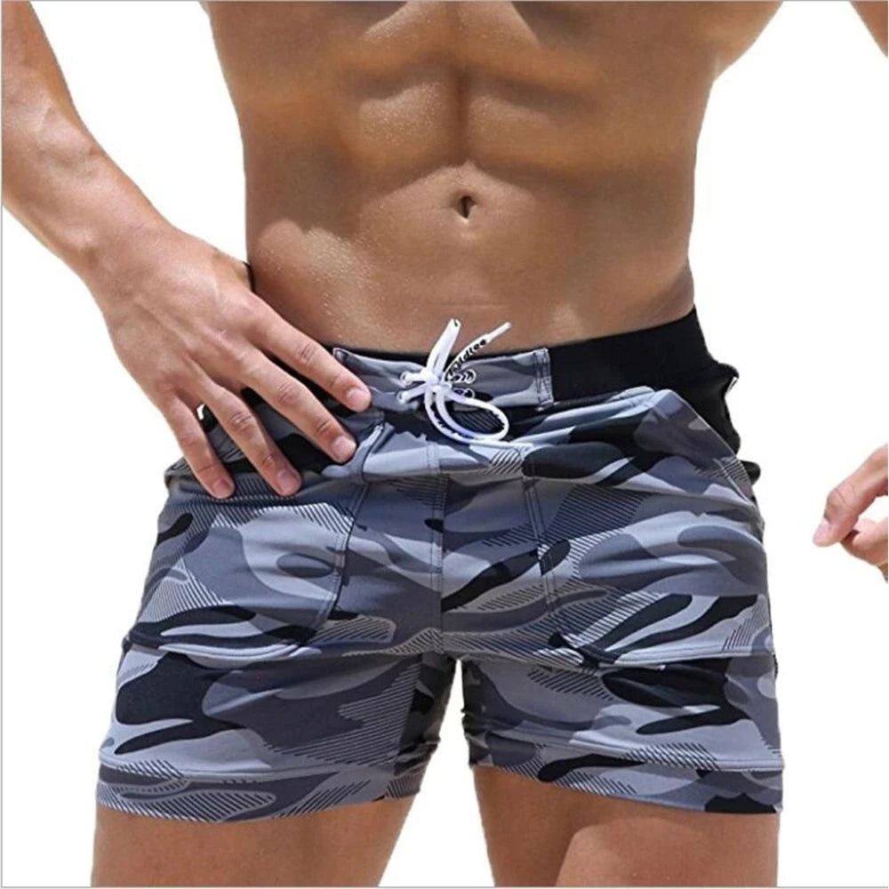 Maillot de bain été, plage, mode sport, natation, shorts hommes, séchage rapide, stretch