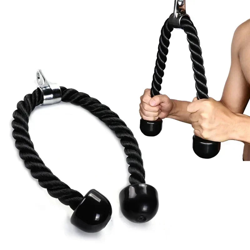 Corde de traction pour triceps, idéale pour musculation et fitness